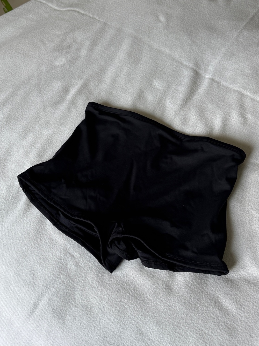 TA3 High-Waist Black Boyshorts - Women Swim